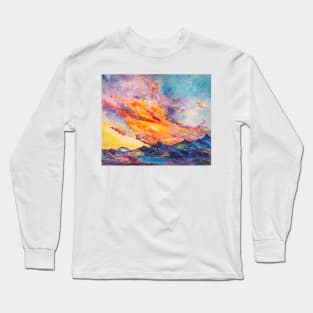 Pyrenees. Golden Hour Long Sleeve T-Shirt